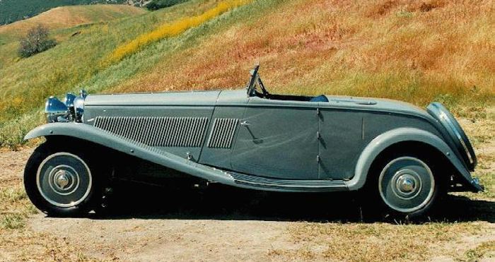 Lagonda M45 roadster 1934 med karosseri från Wylders of Kew