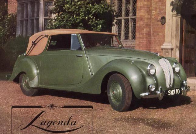 Efterkrigstidens nya Lagonda 2,6 litre.
