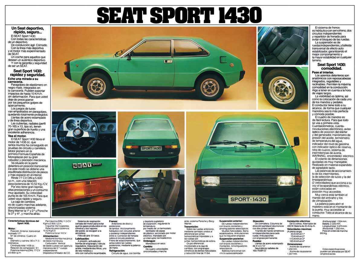 Seats egna sportcoupé