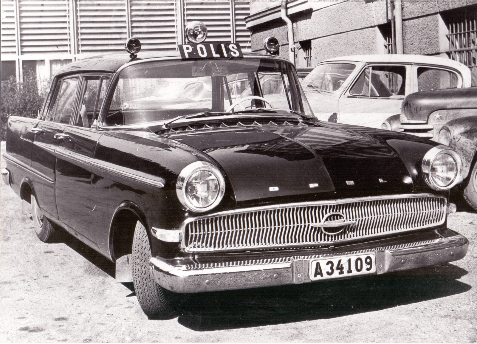 När Opel var polisbil