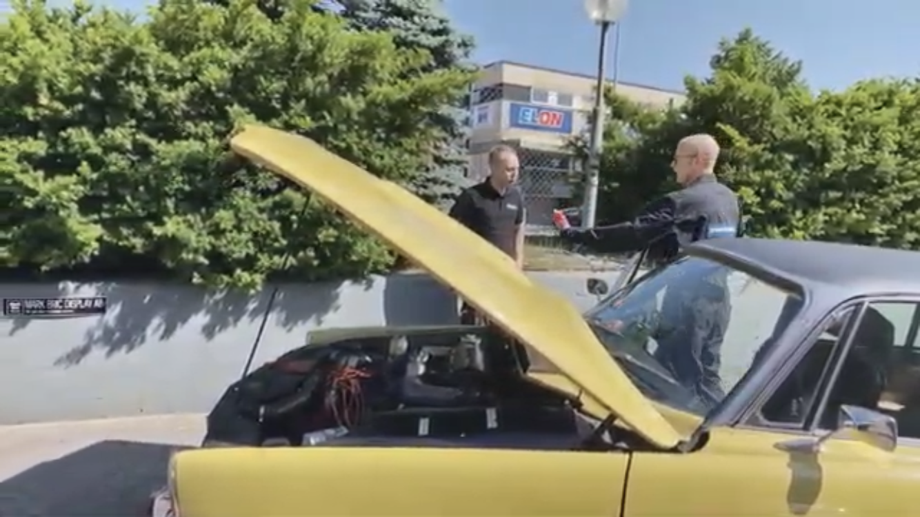 Porschebärgning med komplikationer
