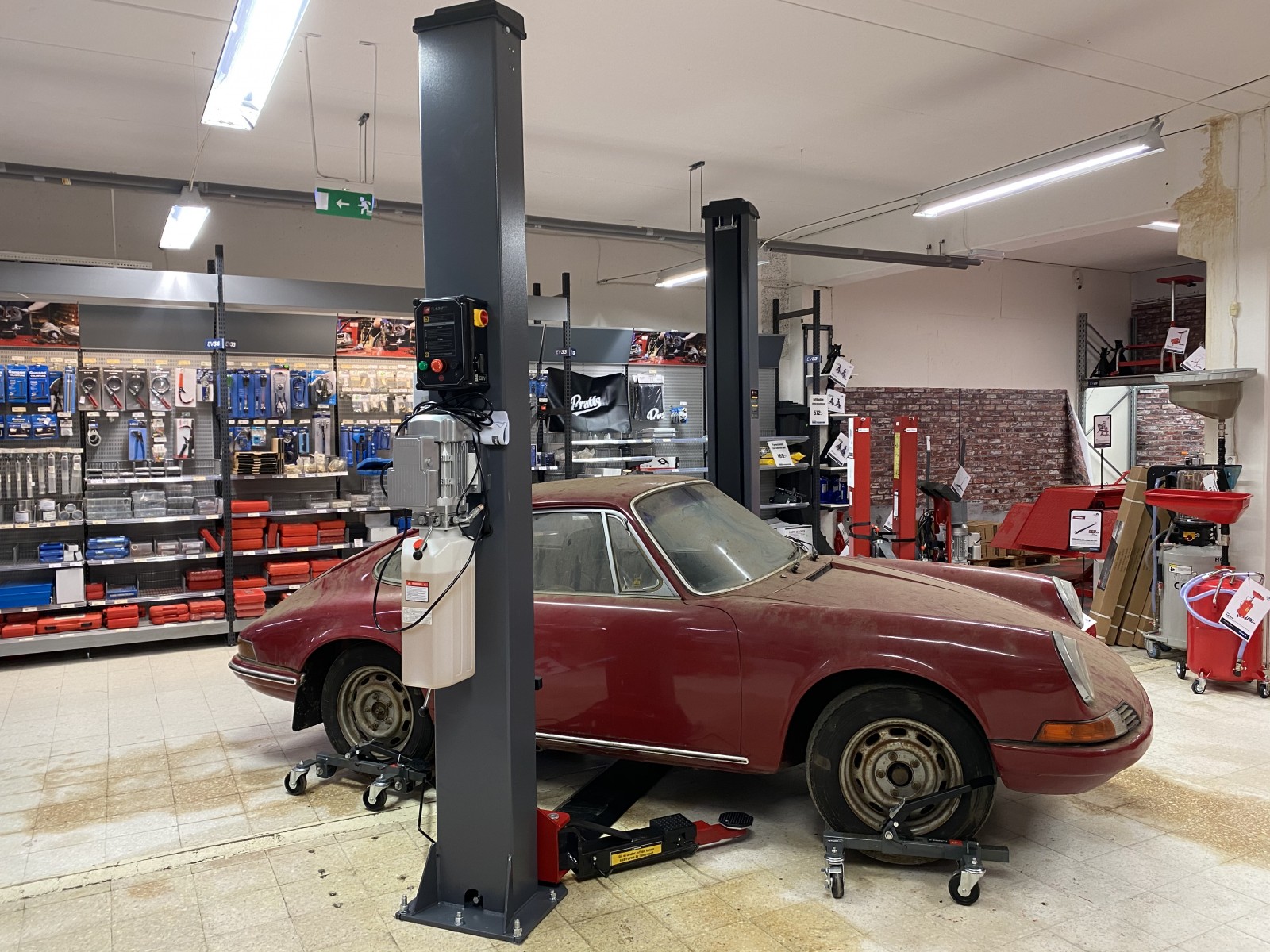 Porschebärgning med komplikationer