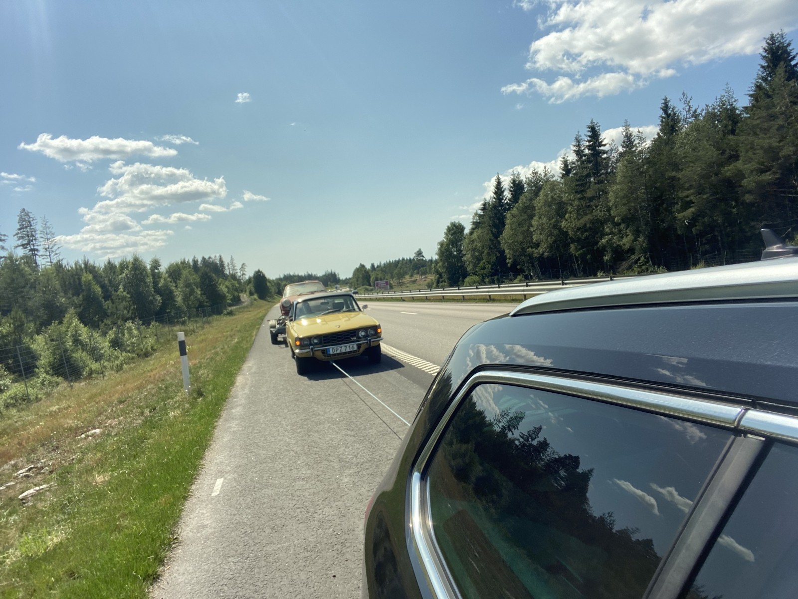 Porschebärgning med komplikationer