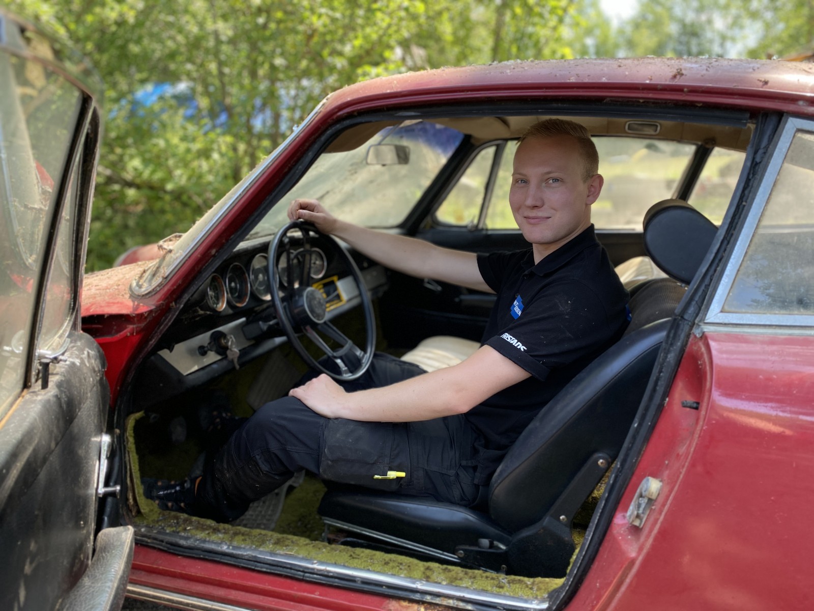 Porschebärgning med komplikationer