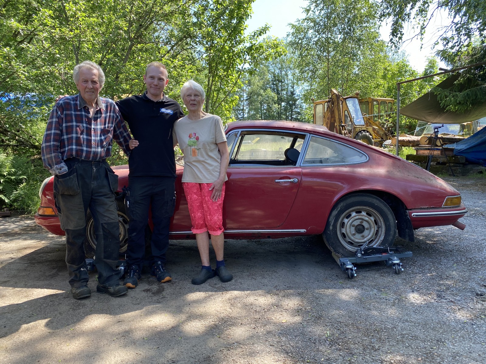 Porschebärgning med komplikationer