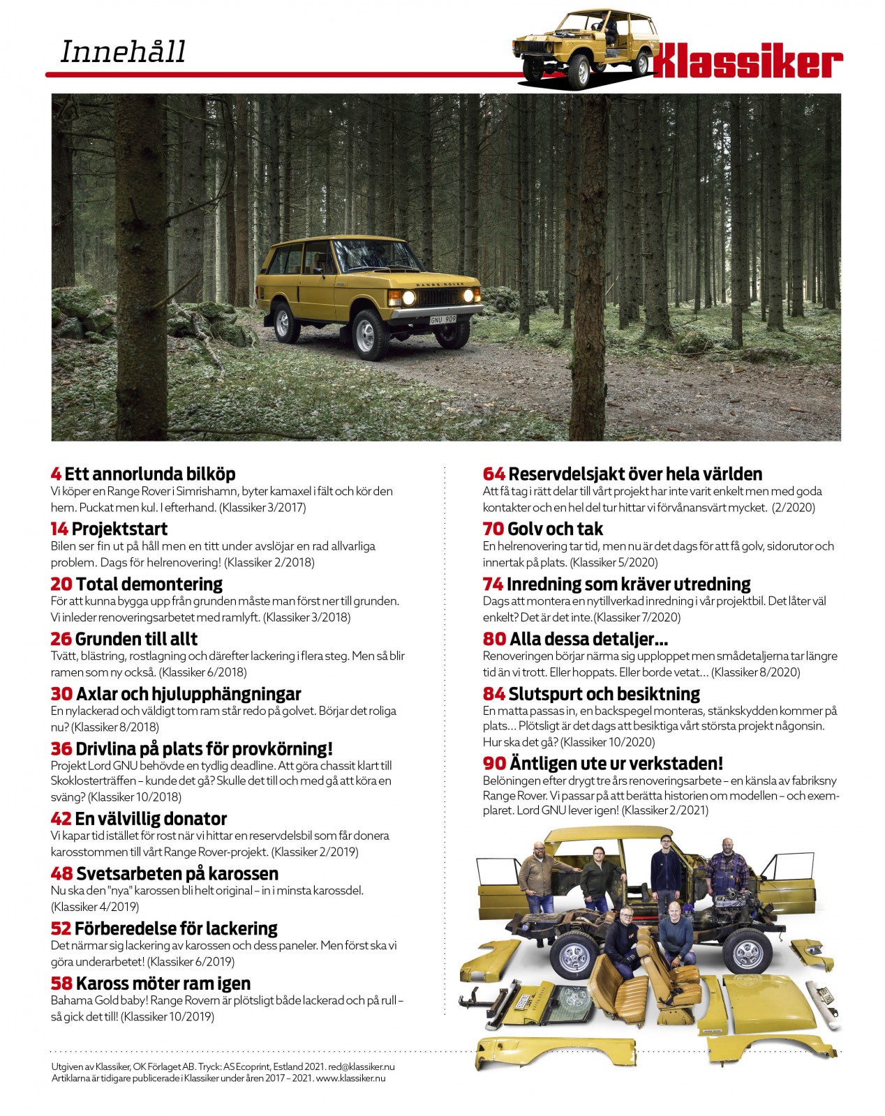 Range Rover – en ikon återuppstår