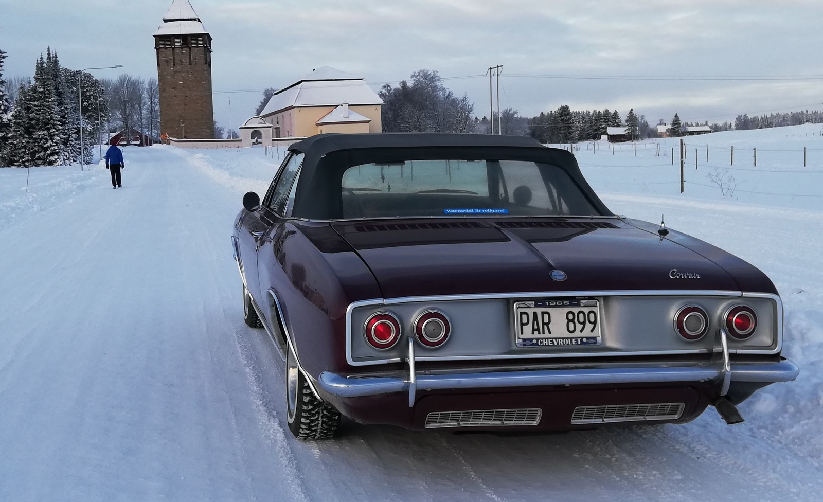 Svansmotor och turbo på snö!