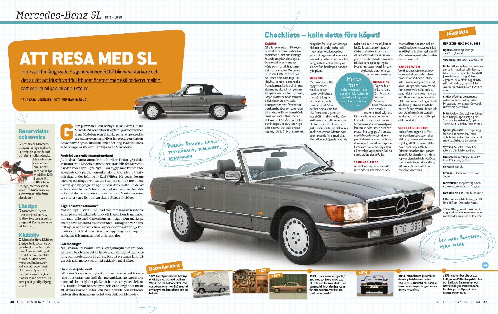 Samlarutgåva: Mercedes-Benz 1970-1980-tal!