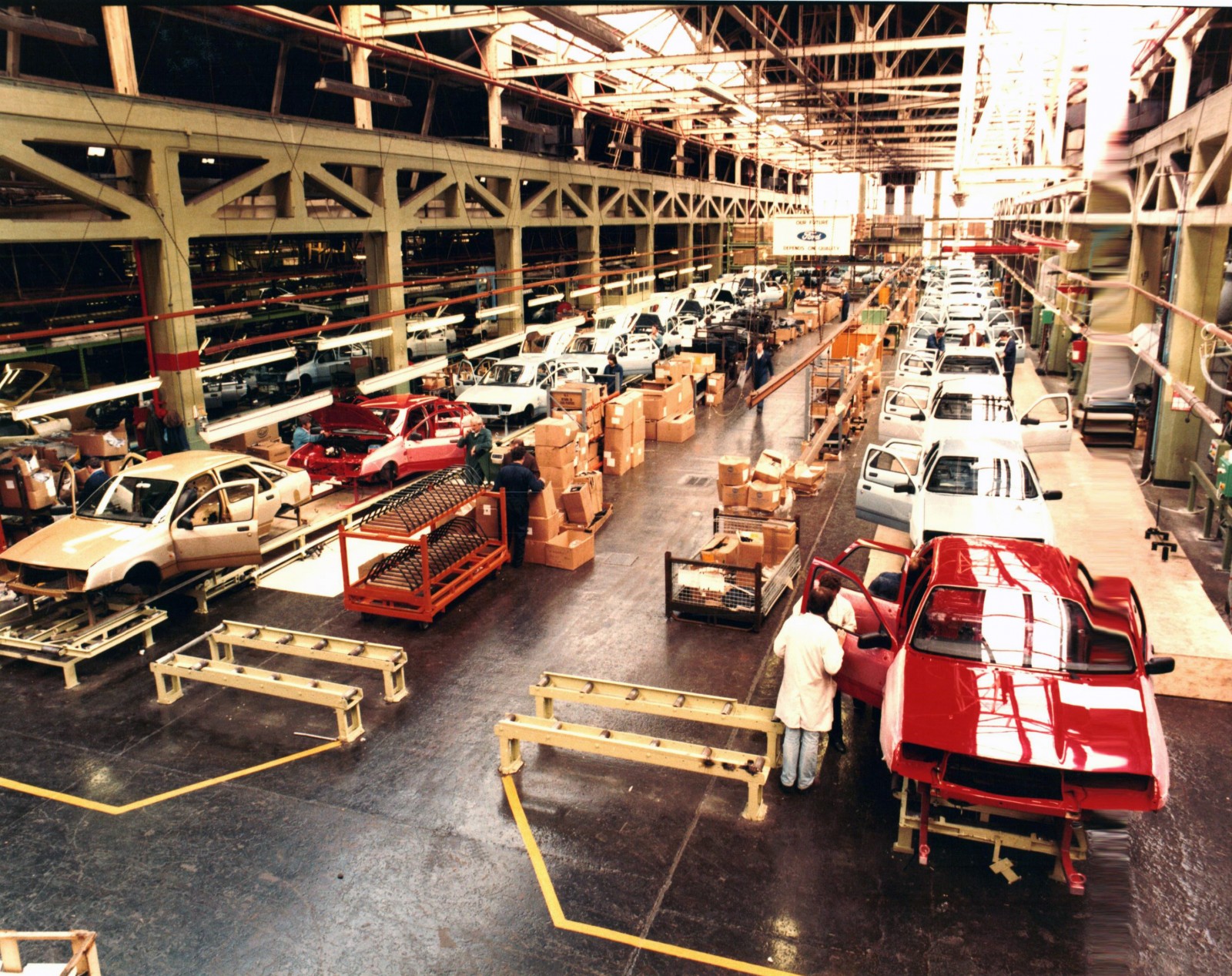 Fabriksbild från 1983.