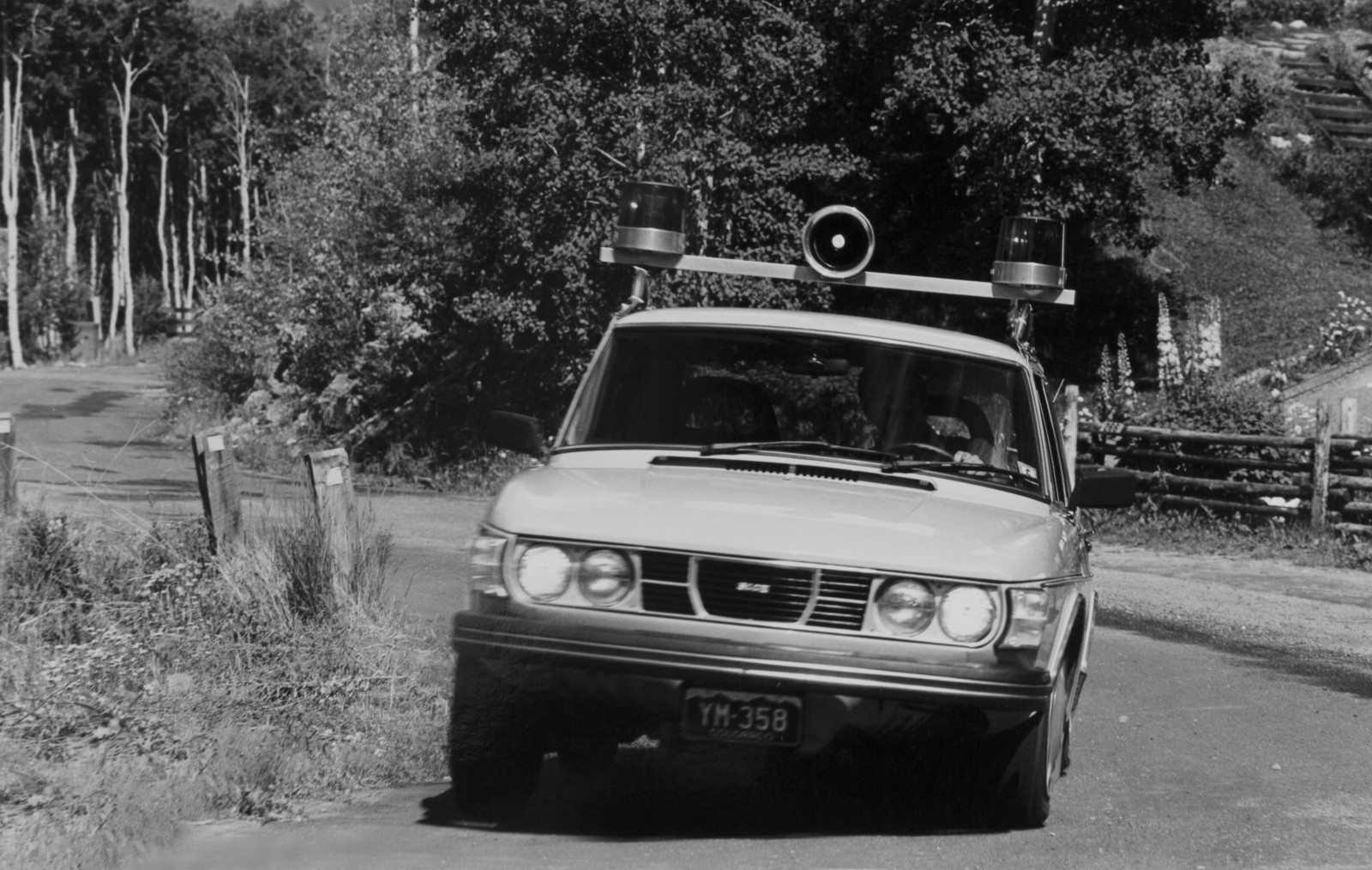 Fjällräddningen – Saab som polisbil!
