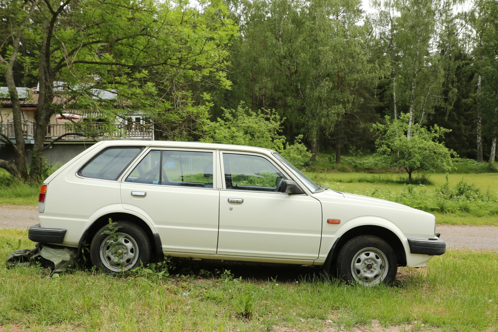Jans andra Honda Civic Wagon 1982 har gått 2 006,5 mil.