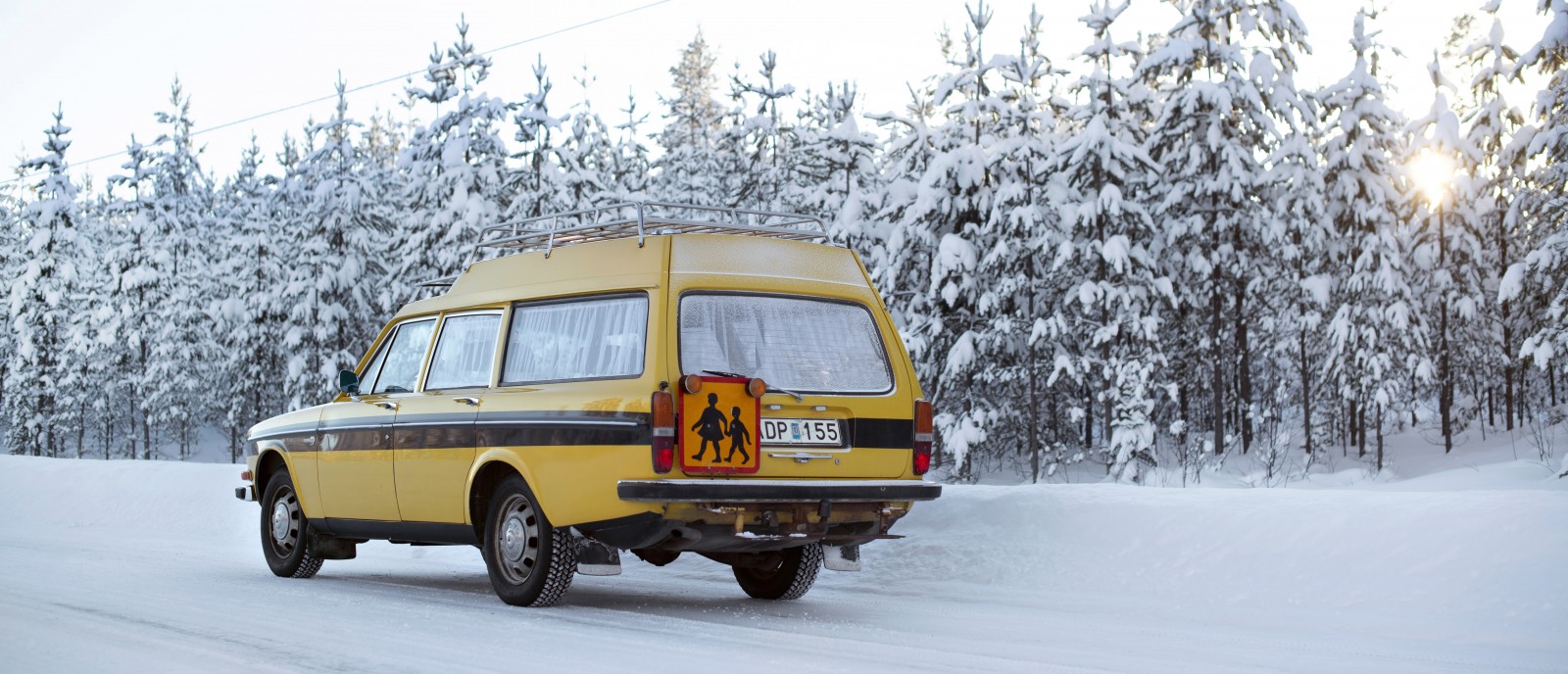 Brrr... Volvo 145 Express som taxi!