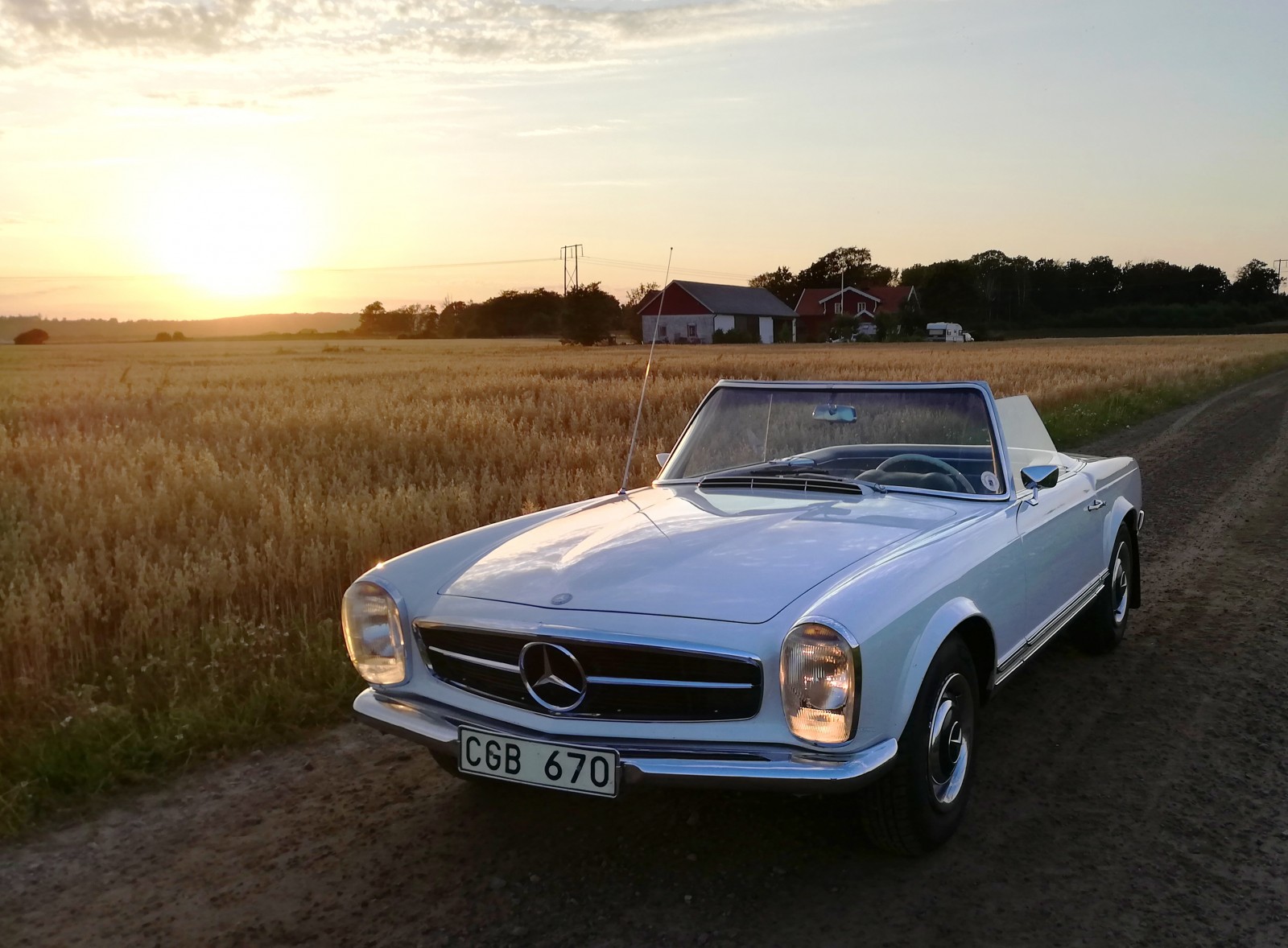 En Pagoda-Mercedes som 18-årsbil!
