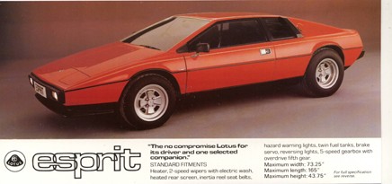 Grattis Lotus Esprit!