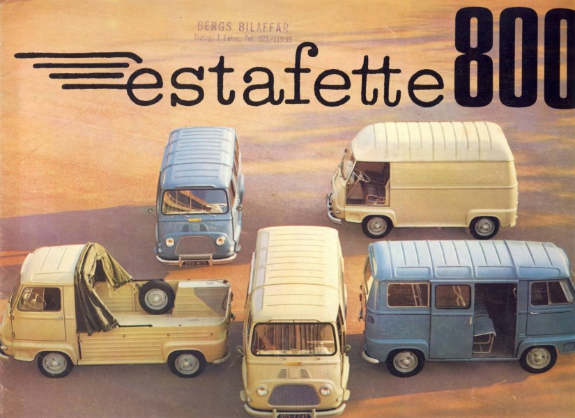 Grattis Renault Estafette!