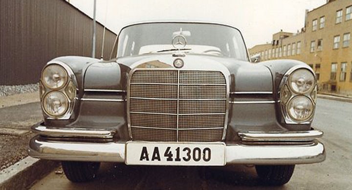Mercedes 300SE: Tårtmercan