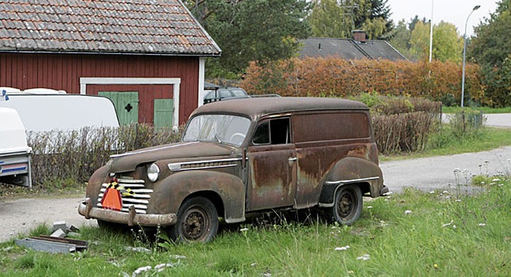 Opel Olympia: långparkerad låda