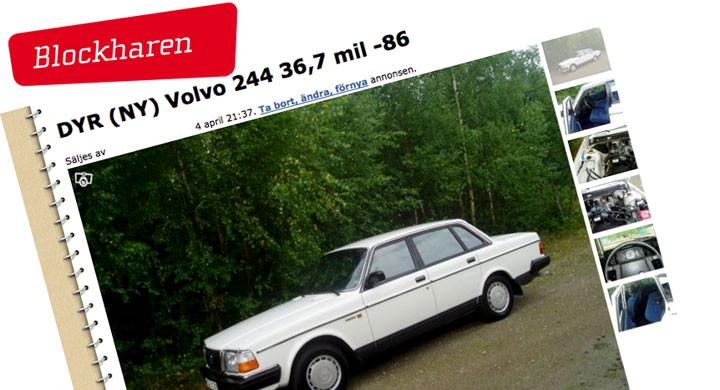 Blockets dyraste Volvo 240?
