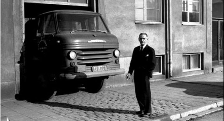 Volvo V8 med skjuten dämpare