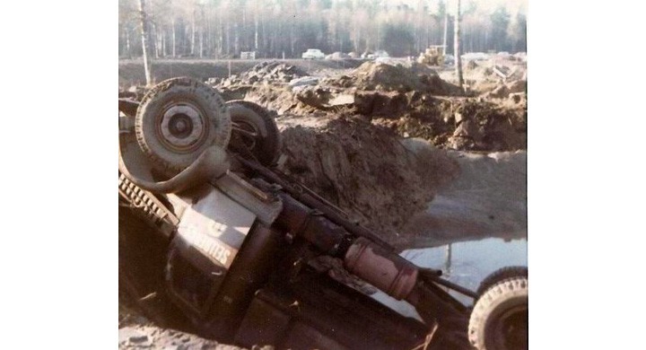 Krasch med ackordsbilen