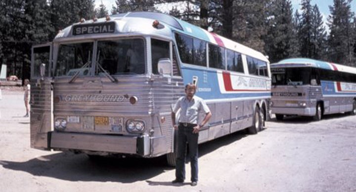 Rallybussen i Sierra Nevada