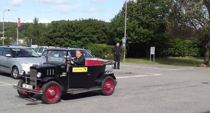 Wahlströmsbilen på bilprovningen