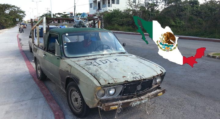På promenad i Mexico
