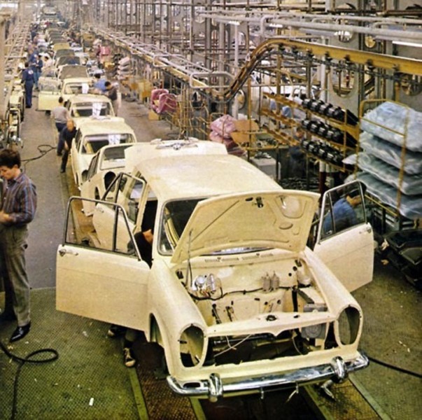 Främmande i Lambrettafabriken 1963