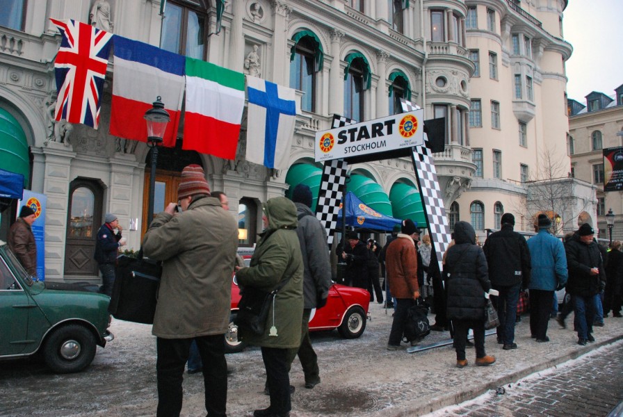 Rätt inramning av en start i Monte Carlo Historique!