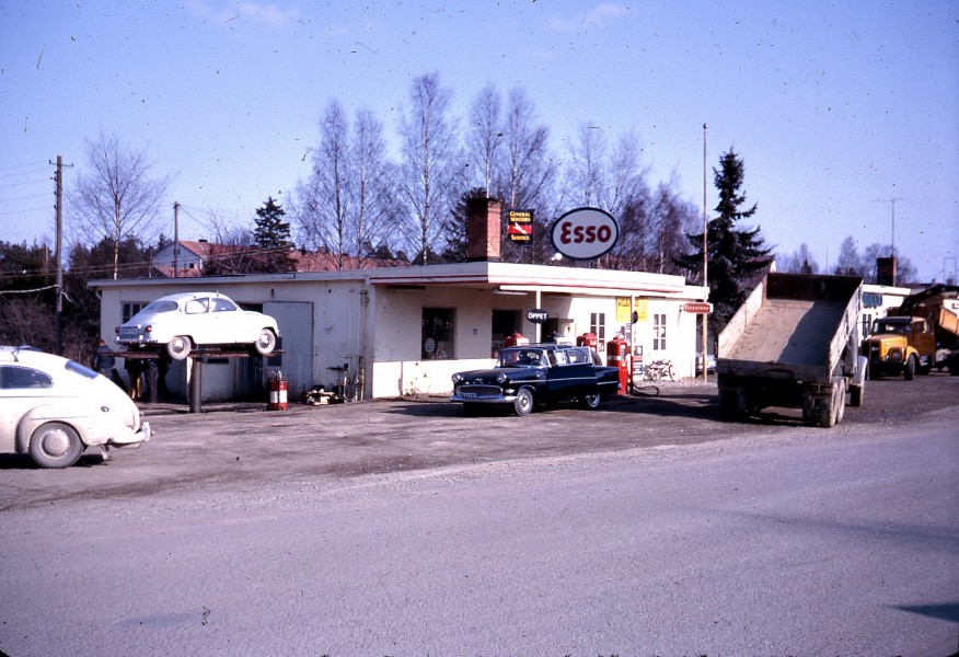Märsta Torg – måste vara tidigt 1960-tal.