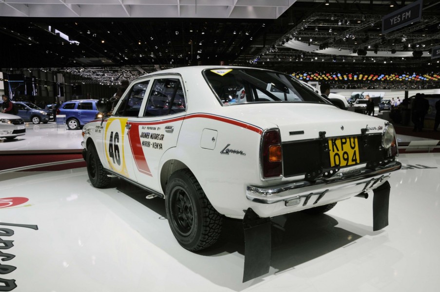 Mitsubishi 1600 GSR i rallyversion hade en 1,6 liter stor motor på 160 hästkrafter.