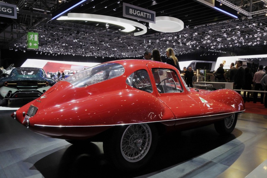 Världens enda Alfa Romeo Disco Volante C52 är på vift från Museo Alfa Romeo.