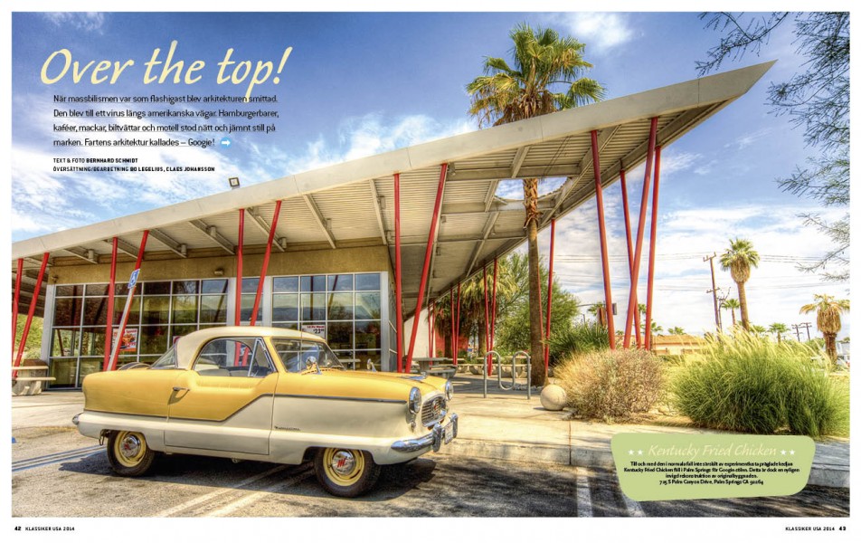 Nash Metropolitan och Googie-arkitektur – vilken kombination!