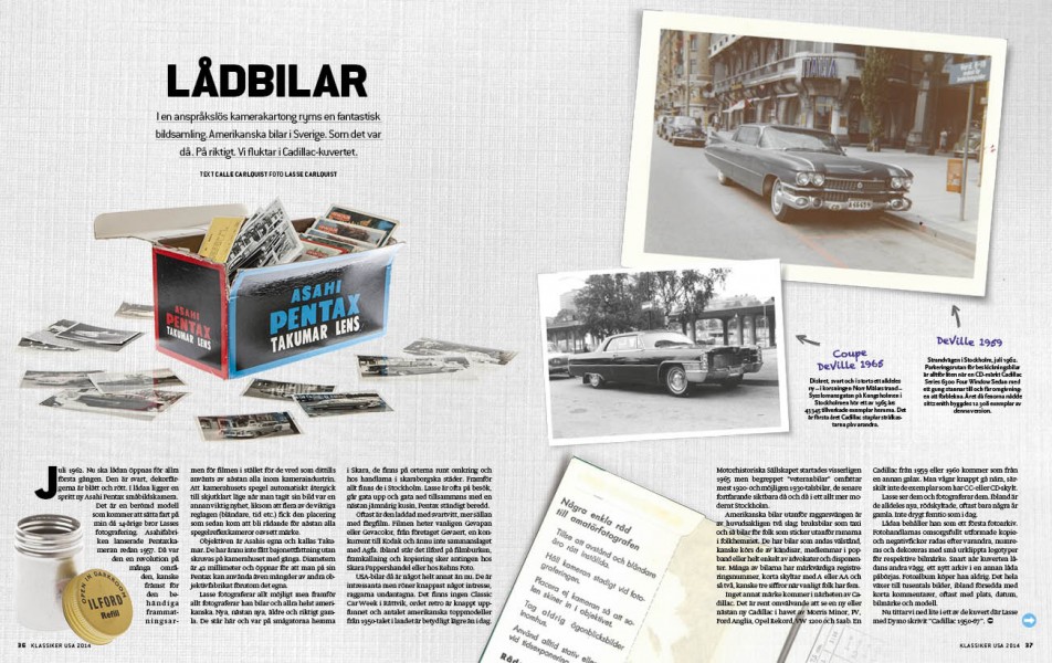 Unika bilder på svensksålda Cadillacs!