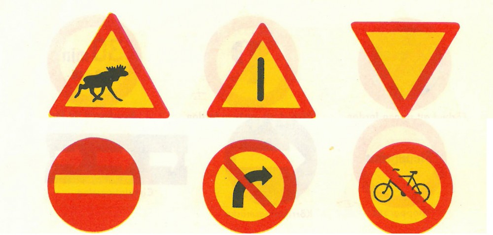 Quiz: Trafikmärken från förr!