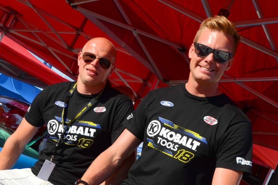 Patrik Sandell och Mattias Lönn, en vinnarkombination i årets
Midnattssolsrally.