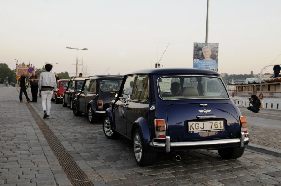 Till Capital Minis sista träff för året kom fem Minis och en Austin-Healey!