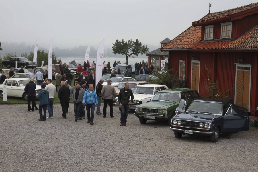 Några timmar senare var den långt ifrån ensam. Toyota Sveriges område på Grytsbergs fylldes snart med klassiska modeller som Cressida, Celica, Crown och Corolla. Svenskt rekord?