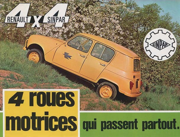 4X4 med Renaults trea