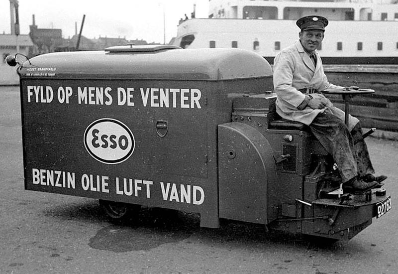 Service i Nyborg havn 1949