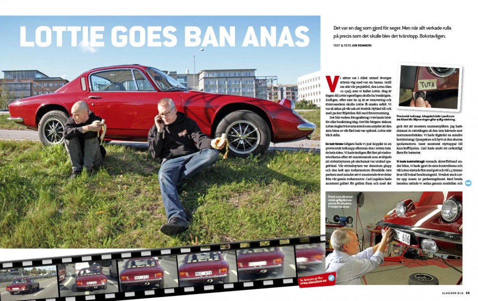 Vi drabbas av motgångar i Lotusprojektet. En banan på det!