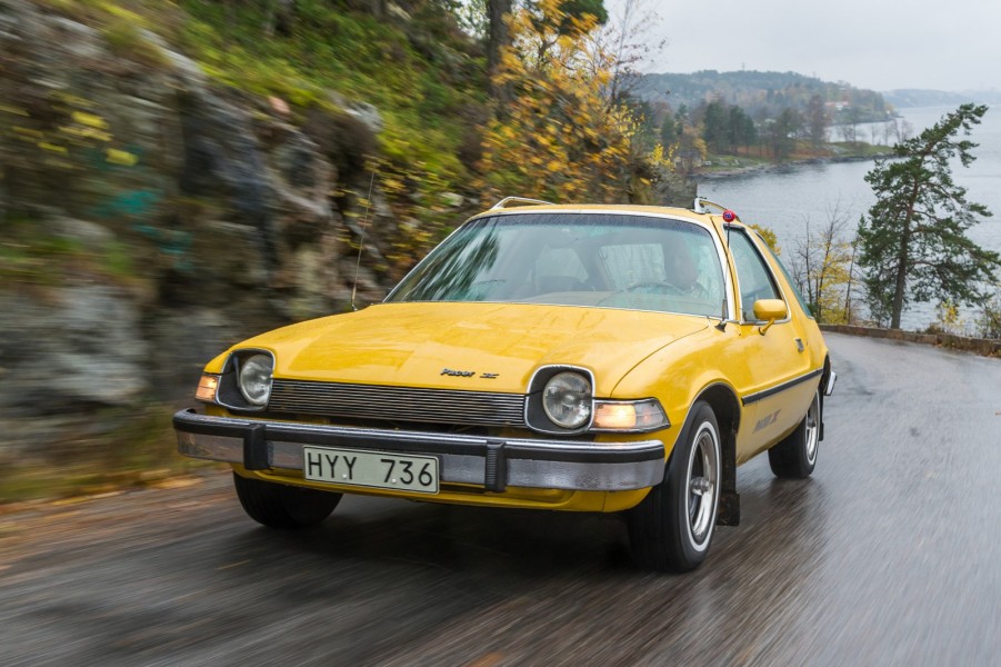 Med AMC Pacer som motiv