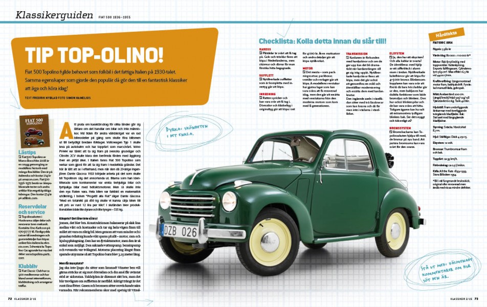 Så köper du en Fiat 500 Topolino. För det ska du.