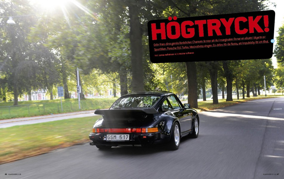Ursinnig kraft i Porsche 911 Turbo.