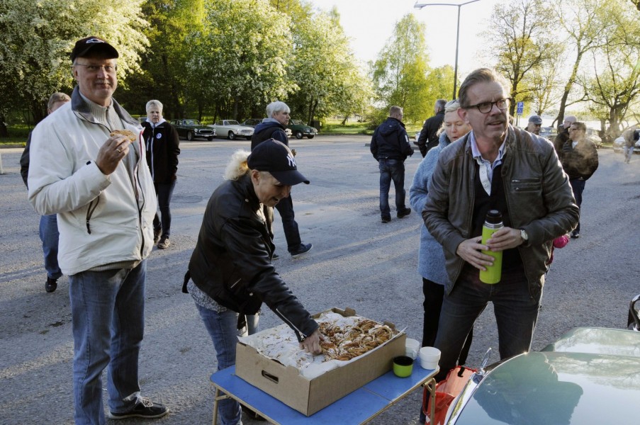 Bullarna som bageriet Gateau bjöd på gick förstås åt i ett nafs!