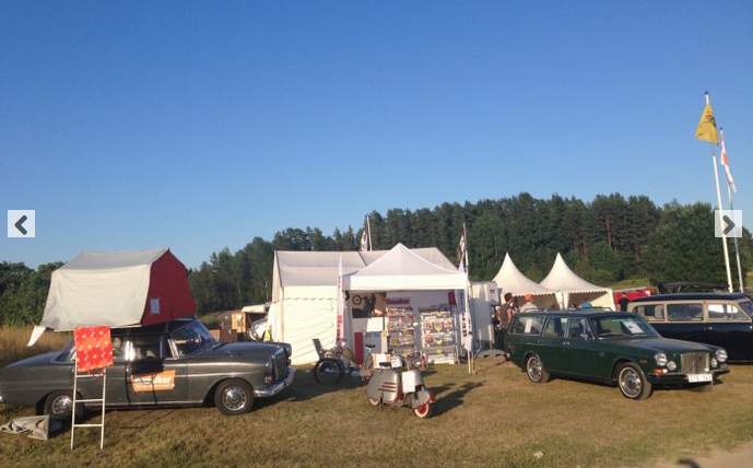 Förra året var Klassiker på plats med Mercedes och Volvo 165. I år visar vi bl a vår BMW 1502, Alfa 1600 GTJ och Volvo Amazon 1960!