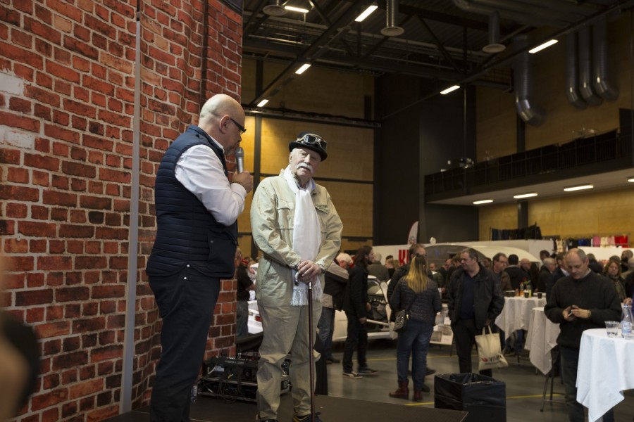 En av Picko Trobergs sista offentliga framträdanden blev vid Samlarbilsmässan i Örebro i mars då han intervjuades av Gunnar Dackevall.
