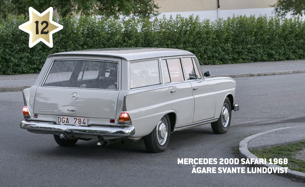 Kandidat #12 Mercedes 200D Safari 1968