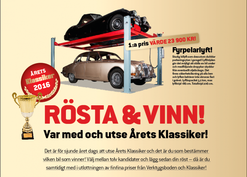 Rösta & vinn – nu ska Årets Klassiker utses!