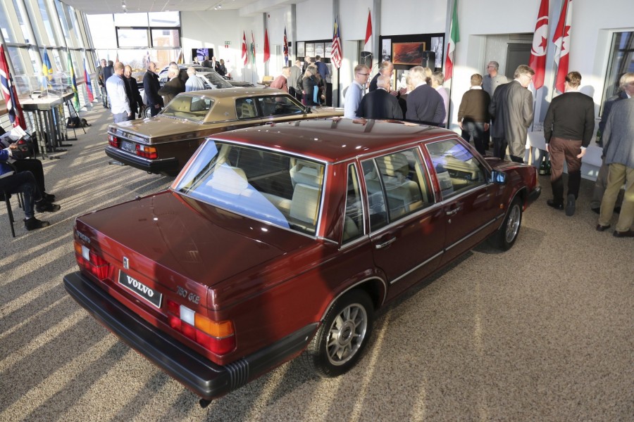 Volvo 760 GLE är en av de bilar som visas på Volvo Museums utställning om designern Jan Wilsgaard